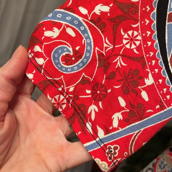 BNWOT Ruby Rd. Multicolor paisley top. - Picture 6 of 12
